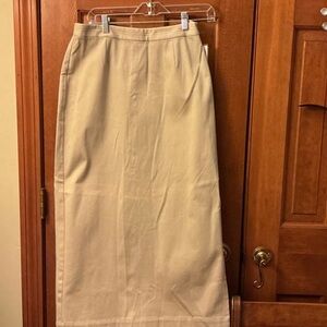 Charter Club Tan Maxi Skirt